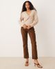 ASOS DESIGN ASOS DESIGN Supersoft one shoulder twist detail top in light taupe-Neutral - 2