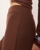 ASOS DESIGN ASOS DESIGN Supersoft wide leg pants in dark chocolate - part of a set-Brown - 2