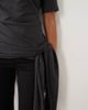 ASOS DESIGN ASOS DESIGN supersoft wrap tie top in charcoal-Gray - 3