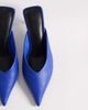 ASOS DESIGN ASOS DESIGN Surprise pointed kitten heeled mules in cobalt blue - 3