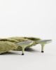 ASOS DESIGN ASOS DESIGN Surprise pointed kitten heeled mules in green fur - 3