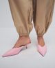 ASOS DESIGN ASOS DESIGN Surprise pointed kitten heeled mules in pink - 2