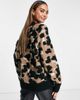 ASOS DESIGN ASOS DESIGN sweater in animal pattern in fluffy yarn-Multi - 2