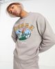 ASOS DESIGN ASOS DESIGN sweatshirt in gray with vintage print - part of a set - 1