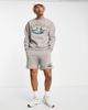 ASOS DESIGN ASOS DESIGN sweatshirt in gray with vintage print - part of a set - 3