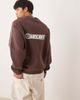 ASOS DESIGN ASOS DESIGN sweatshirt with sporty print in brown - 1