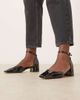 ASOS DESIGN ASOS DESIGN Sweet mid block heel shoes in black patent - 1