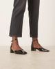 ASOS DESIGN ASOS DESIGN Sweet mid block heel shoes in black patent - 3