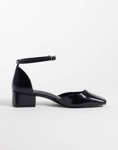 ASOS DESIGN ASOS DESIGN Sweetie mid block heel shoes in black