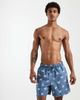 ASOS DESIGN ASOS DESIGN swim shorts in mid length with holiday print in blue - 1