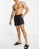 ASOS DESIGN ASOS DESIGN swim shorts in mid length with piping in black - 3