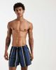 ASOS DESIGN ASOS DESIGN swim shorts in short length in navy and black stripes - 1
