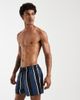 ASOS DESIGN ASOS DESIGN swim shorts in short length in navy and black stripes - 4