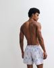 ASOS DESIGN ASOS DESIGN swim shorts in short length with palm tree print in washed blue - 3