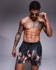ASOS DESIGN ASOS DESIGN swims shorts in short length with blurred photographic print in black - 1