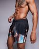 ASOS DESIGN ASOS DESIGN swims shorts in short length with blurred photographic print in black - 3