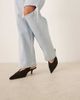 ASOS DESIGN ASOS DESIGN Sydney slingback kitten heel shoes in black - 1