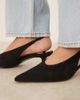 ASOS DESIGN ASOS DESIGN Sydney slingback kitten heel shoes in black - 4