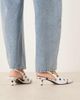 ASOS DESIGN ASOS DESIGN Sydney slingback kitten heel shoes in polka dots-Multi - 2
