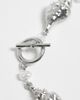 ASOS DESIGN ASOS DESIGN t-bar bracelet with conch shell design in silver tone - 2