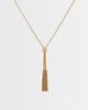 ASOS DESIGN ASOS DESIGN t-bar lariat necklace with tassel chains in gold tone-Multi - 1