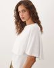 ASOS DESIGN ASOS DESIGN T-shirt cape in ecru-White - 2