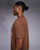 ASOS DESIGN ASOS DESIGN t-shirt with sporty graphic in brown-White - 4
