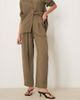 ASOS DESIGN ASOS DESIGN tab waist detail tapered pants in khaki green - part of a set - 2