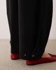 ASOS DESIGN ASOS DESIGN tailored balloon trouser with popper hem in black - 4