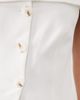 ASOS DESIGN ASOS DESIGN Tailored bandeau button up vest in white - 3