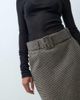 ASOS DESIGN ASOS DESIGN Tailored belted pencil midi skirt in brown wool check - 3