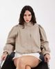 ASOS DESIGN ASOS DESIGN tailored blazer with bubble hem in stone texture-Neutral - 1