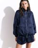 ASOS DESIGN ASOS DESIGN tailored bomber jacket in satin in navy - 1