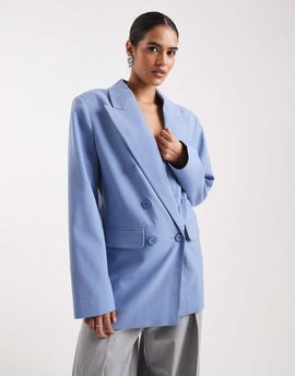 ASOS DESIGN ASOS DESIGN tailored boxy oversized suit blazer in blue-Green