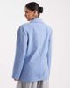 ASOS DESIGN ASOS DESIGN tailored boxy oversized suit blazer in blue-Green - 4