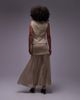 ASOS DESIGN ASOS DESIGN tailored chiffon layer maxi skirt in stone - part of a set-Neutral - 3