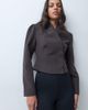 ASOS DESIGN ASOS DESIGN tailored cinch waist wrap blazer-Brown - 1