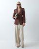 ASOS DESIGN ASOS DESIGN Tailored cinched waist blazer in brown - 3
