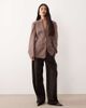 ASOS DESIGN ASOS DESIGN tailored cocoon sleeve molded hip blazer in brown - 1