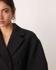 ASOS DESIGN ASOS DESIGN tailored collar cinched waist jacket in black - 3
