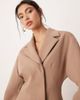 ASOS DESIGN ASOS DESIGN tailored collar cinched waist jacket in mocha-Neutral - 2