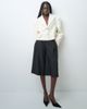 ASOS DESIGN ASOS DESIGN Tailored cropped super oversized giant double breasted blazer in cream-WHITE - 1