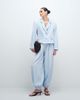 ASOS DESIGN ASOS DESIGN Tailored cuff hem balloon pants in soft blue - 1