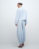 ASOS DESIGN ASOS DESIGN Tailored cuff hem balloon pants in soft blue - 3