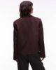 ASOS DESIGN ASOS DESIGN tailored double breasted boxy blazer in plum-Purple - 3