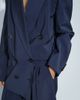 ASOS DESIGN ASOS DESIGN tailored double breasted soft suit blazer in navy - 3