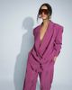 ASOS DESIGN ASOS DESIGN Tailored double breasted soft suit blazer in purple - 2