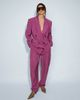 ASOS DESIGN ASOS DESIGN Tailored double breasted soft suit blazer in purple - 3