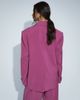 ASOS DESIGN ASOS DESIGN Tailored double breasted soft suit blazer in purple - 4