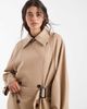 ASOS DESIGN ASOS DESIGN Tailored draped oversized trench in sand-Neutral - 1